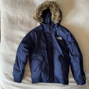 The North face boys down blend winter coat